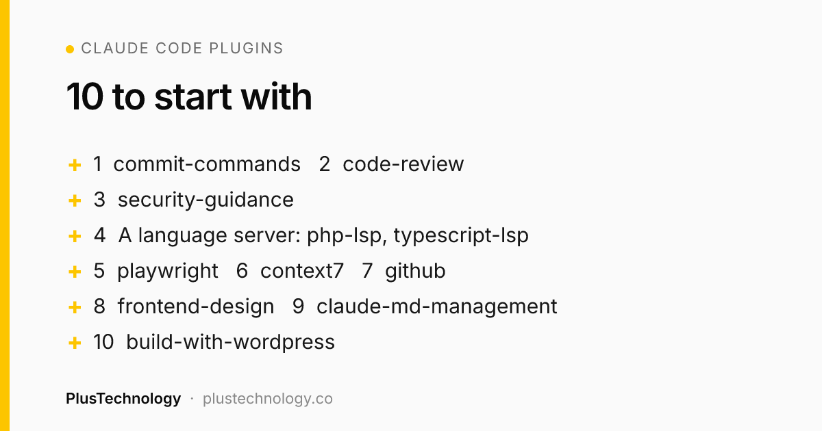 Claude Code plugins: the 10 best ones for web developers