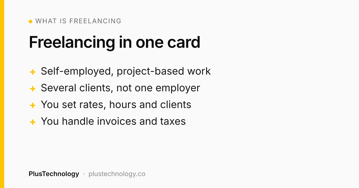 What is freelancing: a simple definition